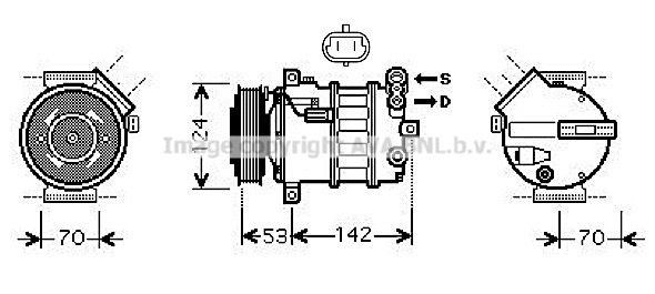 AVA QUALITY COOLING Kompresors, Gaisa kond. sistēma SBK063